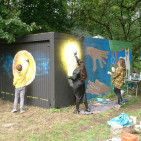 Graffitiworkshop an der Soenke Nissen Gemeinschaftsschule